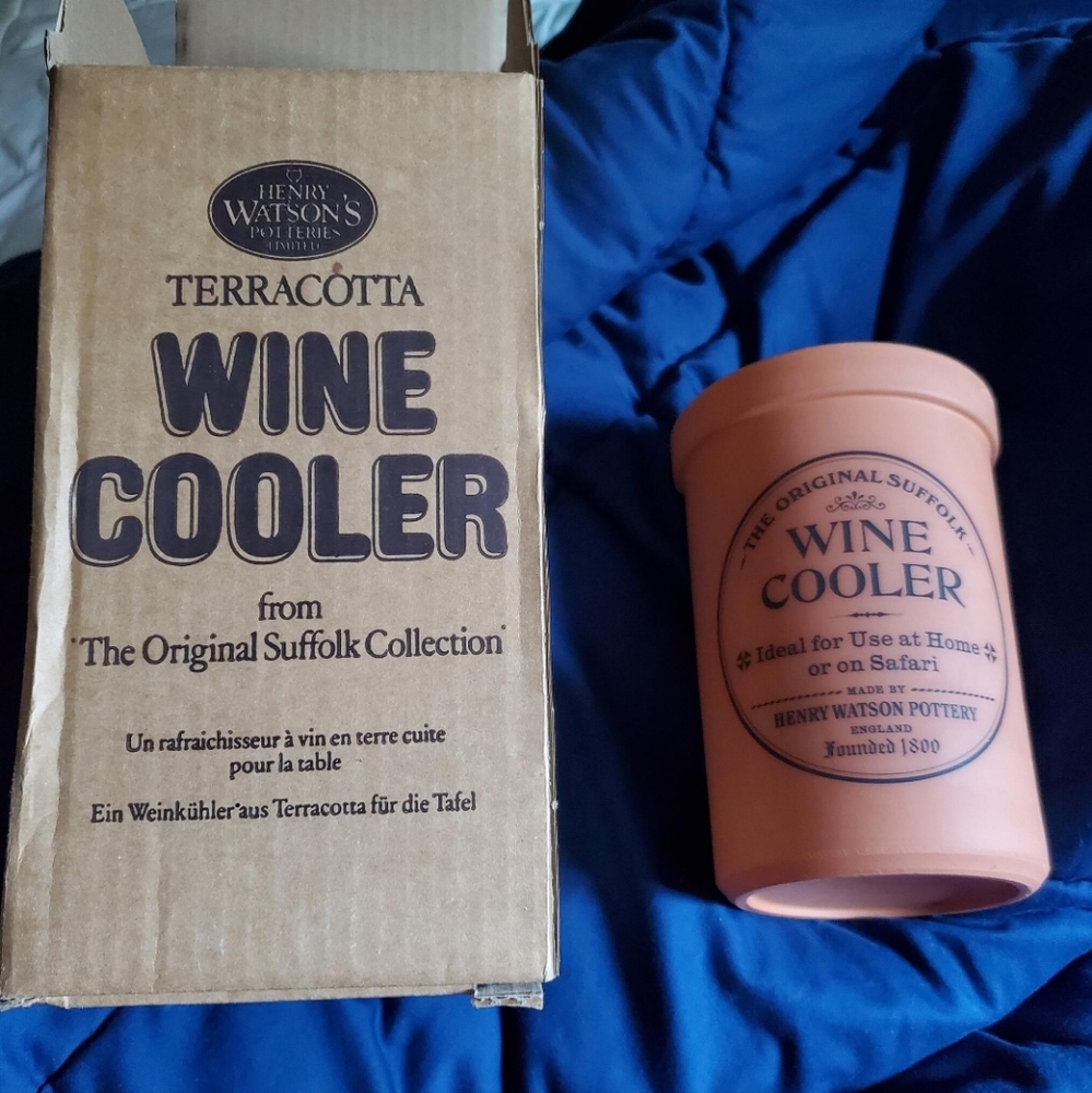 Terracotta wine cooler